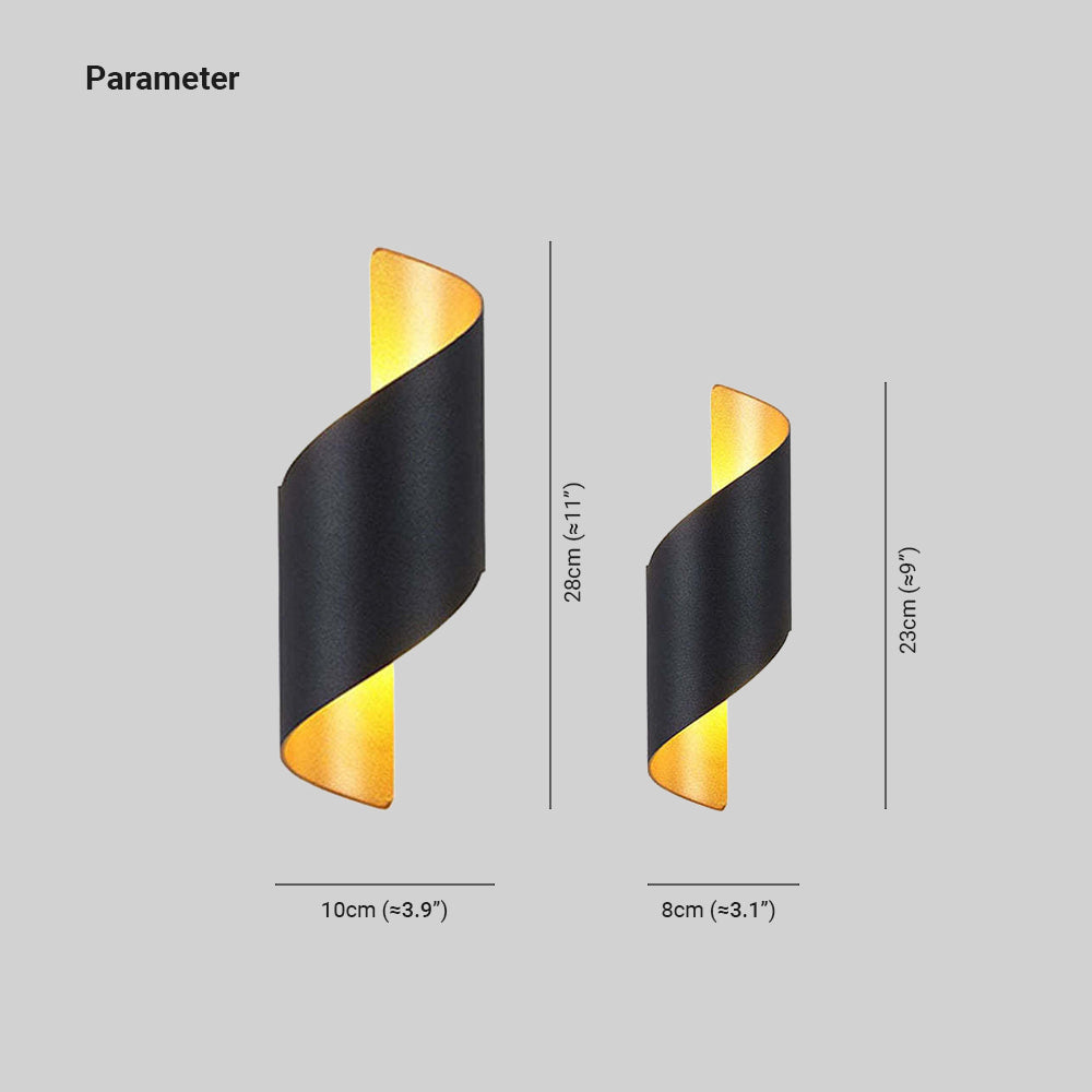 Ray Modern LED Innenwandleuchte Metall Wohnzimmer Schlafzimmer