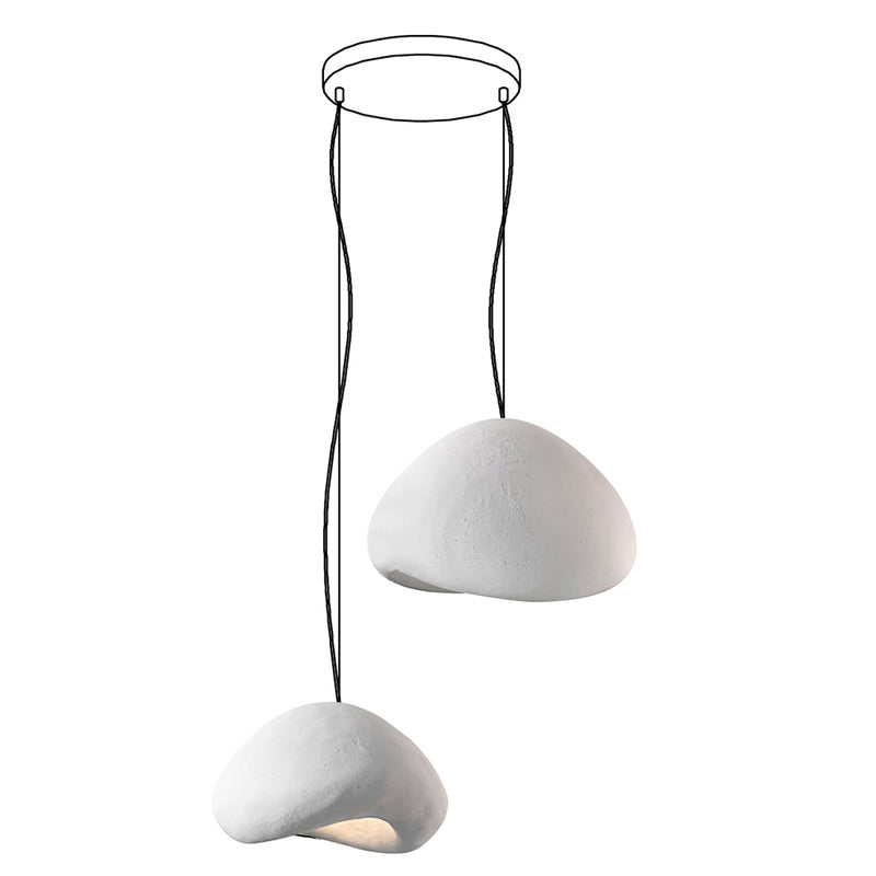 Lustra Kronleuchter Rau Kombination Wabi-Sabi-Letslighting