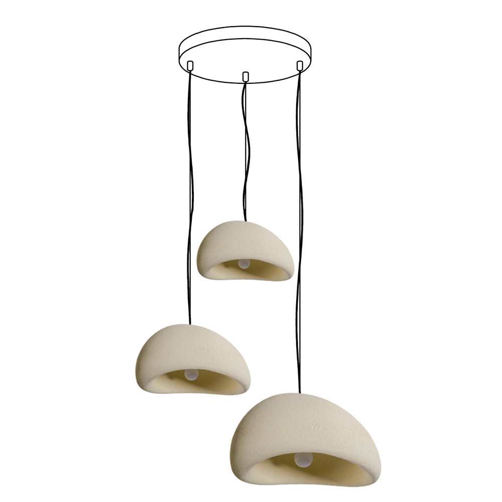 Lustra Kronleuchter Rau Kombination Wabi-Sabi-Letslighting