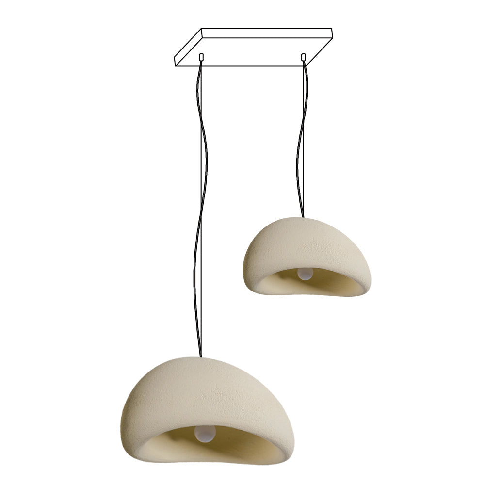 Lustra Kronleuchter Rau Kombination Wabi-Sabi-Letslighting