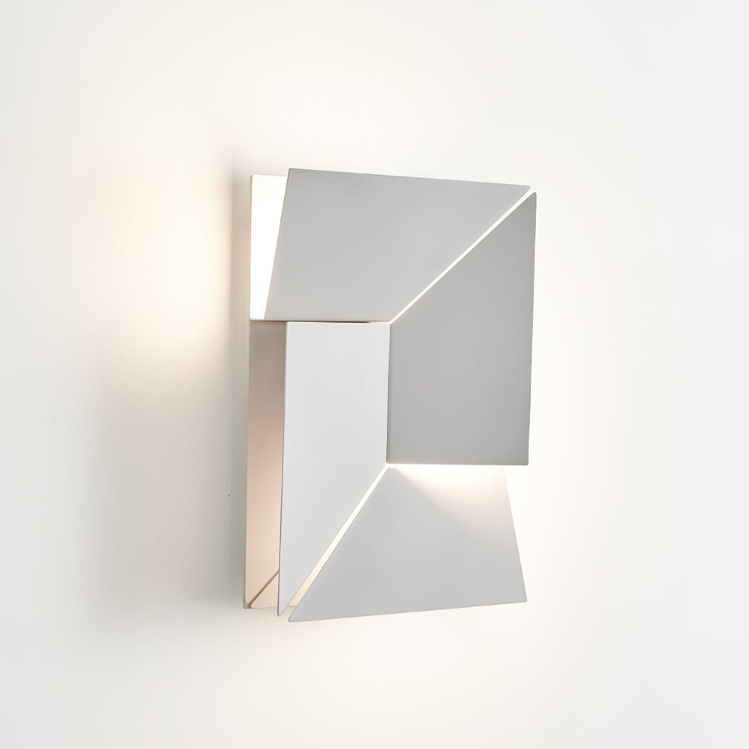 Wandleuchte 3D Geometrisch Panels Geschichtet Licht Kunst Fernbedienung Dimmen Modern-Letslighting