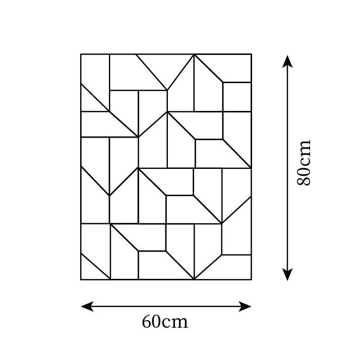Wandleuchte 3D Geometrisch Panels Geschichtet Licht Kunst Fernbedienung Dimmen Modern-Letslighting