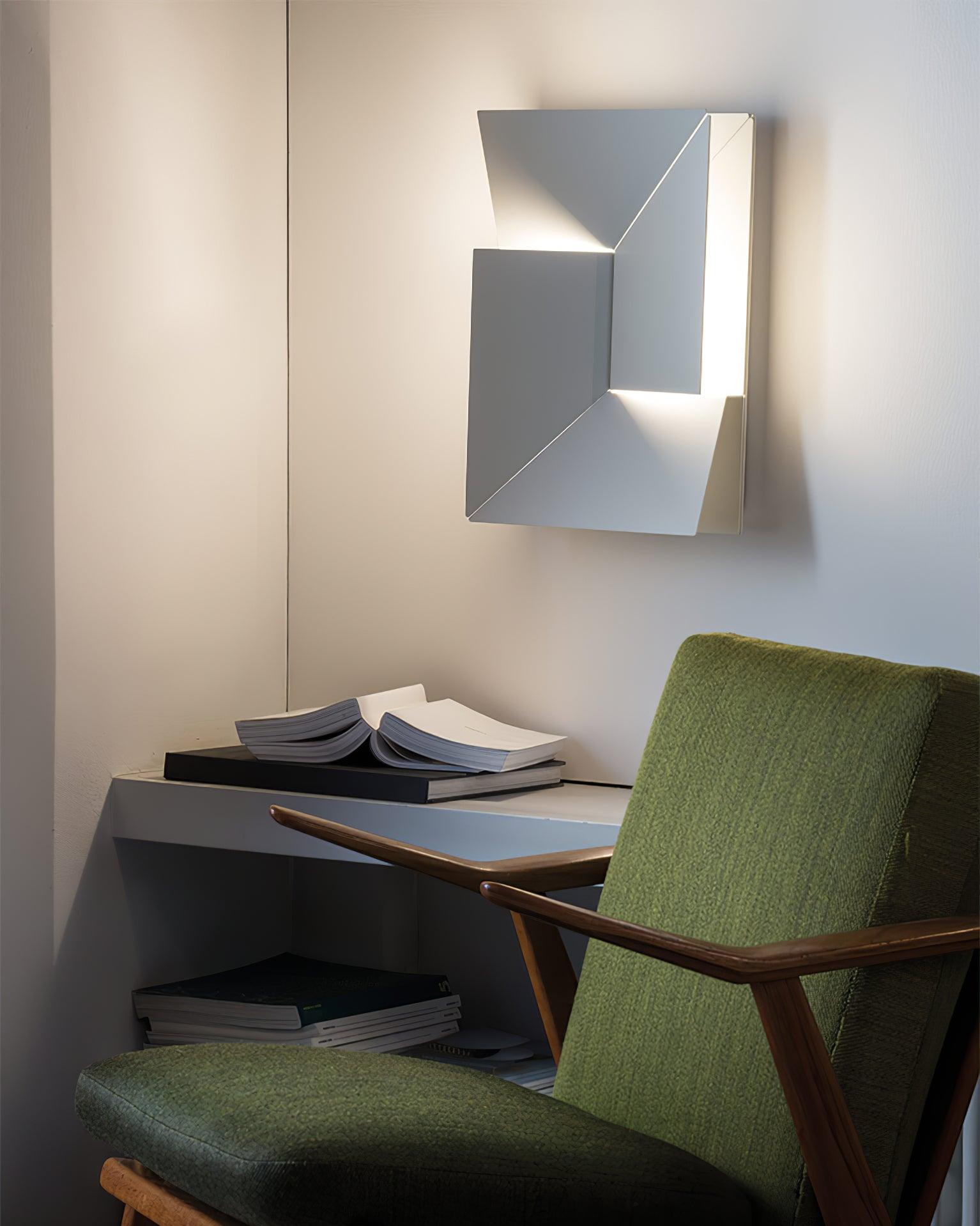 Wandleuchte 3D Geometrisch Panels Geschichtet Licht Kunst Fernbedienung Dimmen Modern-Letslighting
