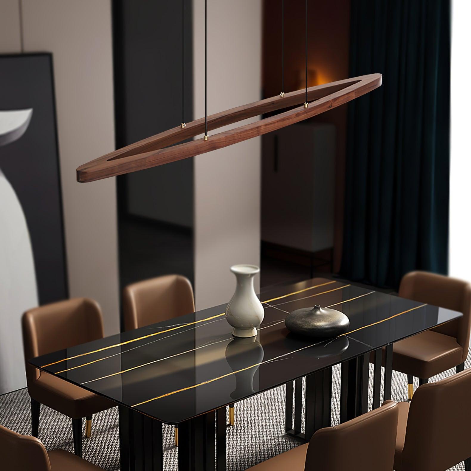 Zentan Holz Minimalistische Pendelleuchte-Letslighting