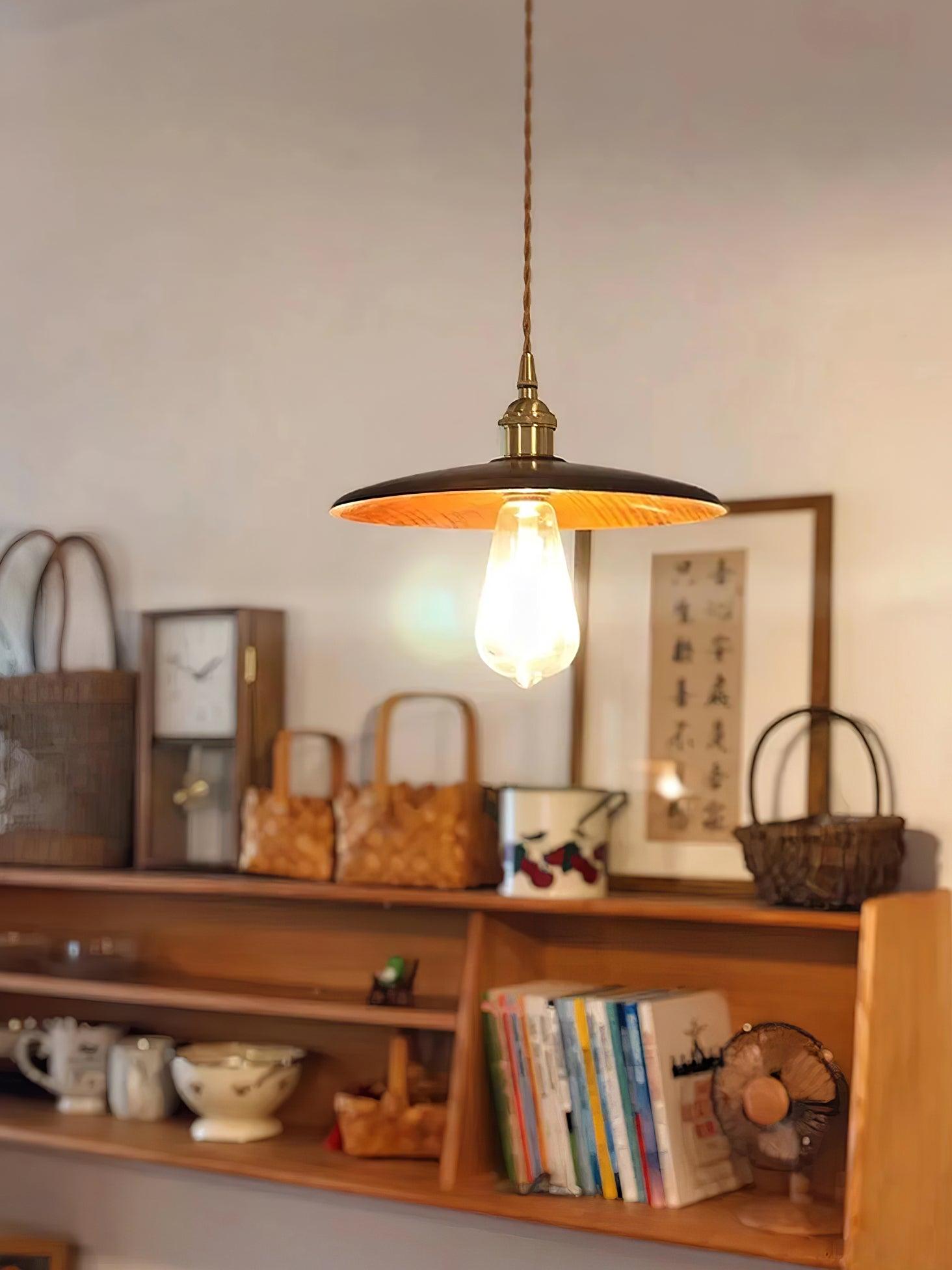 Veldra Messing Retro Pendelleuchte-Letslighting