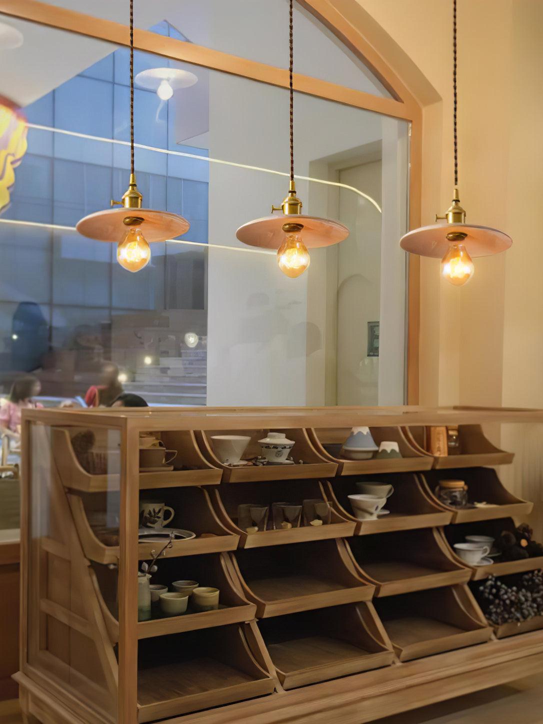 Veldra Messing Retro Pendelleuchte-Letslighting
