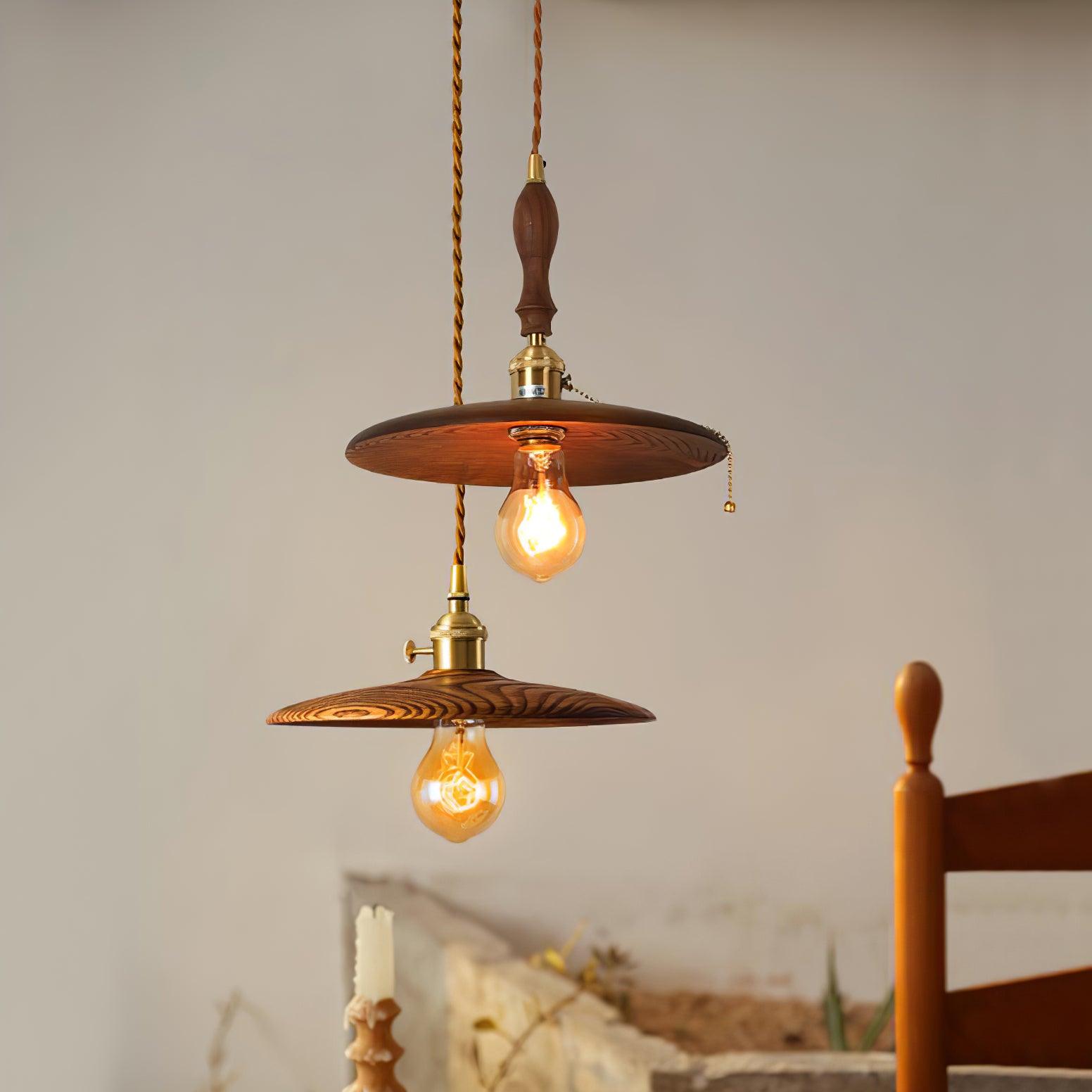 Veldra Messing Retro Pendelleuchte-Letslighting