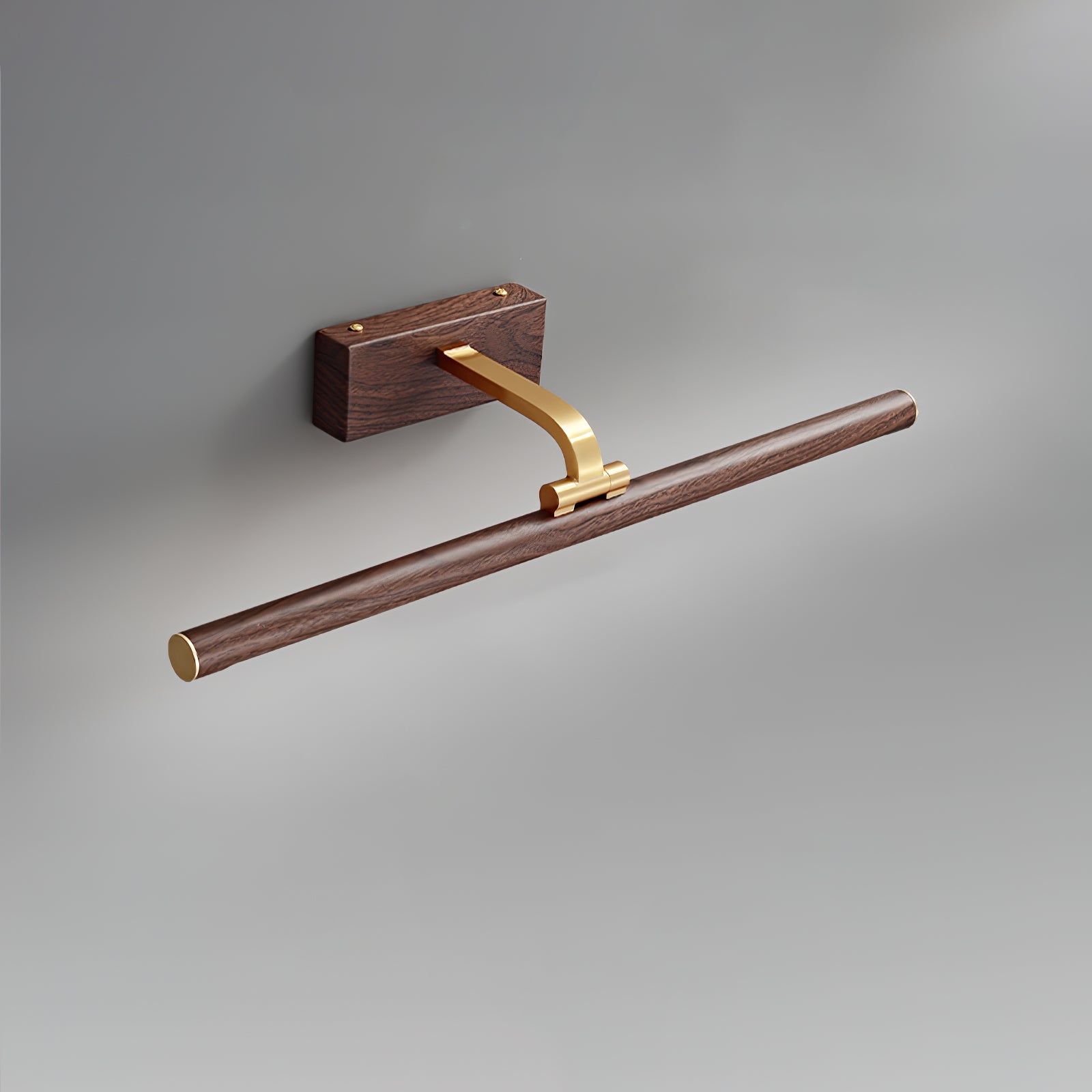 Walnut Color Linear LED Wall Light - Blowlighting