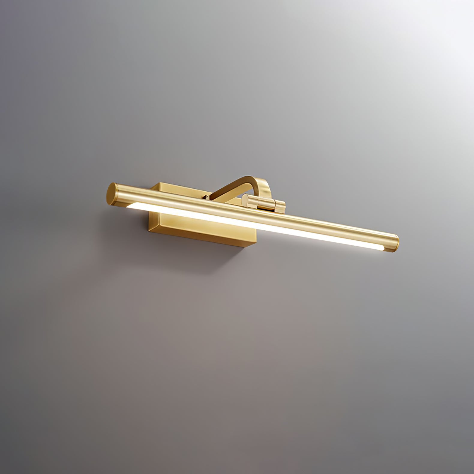 Walnut Color Linear LED Wall Light - Blowlighting