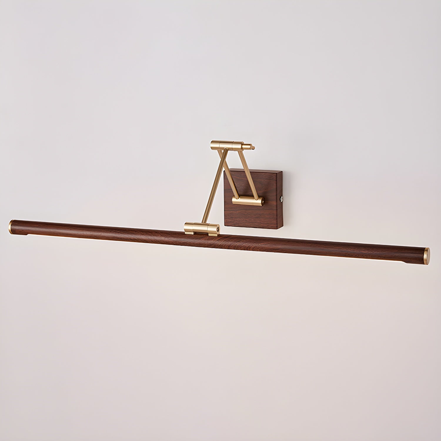 Walnut Color Linear Adjustable Wall Light - Blowlighting