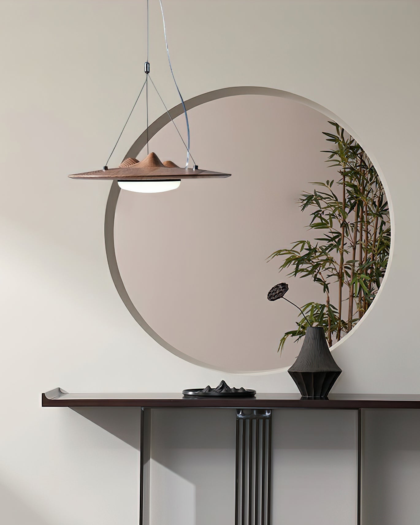 Vathea Premium Nordic Art Holz Pendelleuchte-Letslighting
