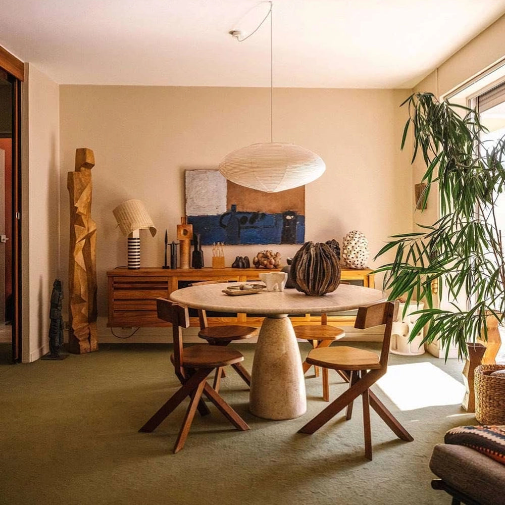 Sente Swag-Pendelleuchte aus Washi-Papier