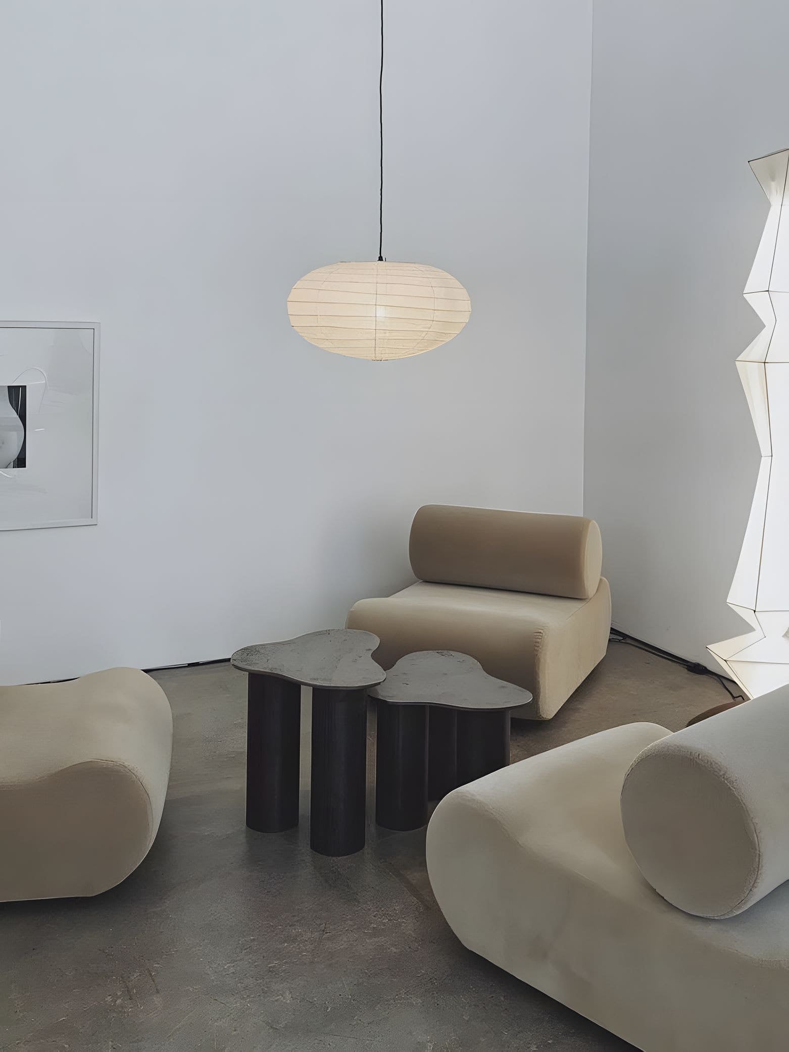 Lumaem Papier Traditionelle Pendelleuchte-Letslighting