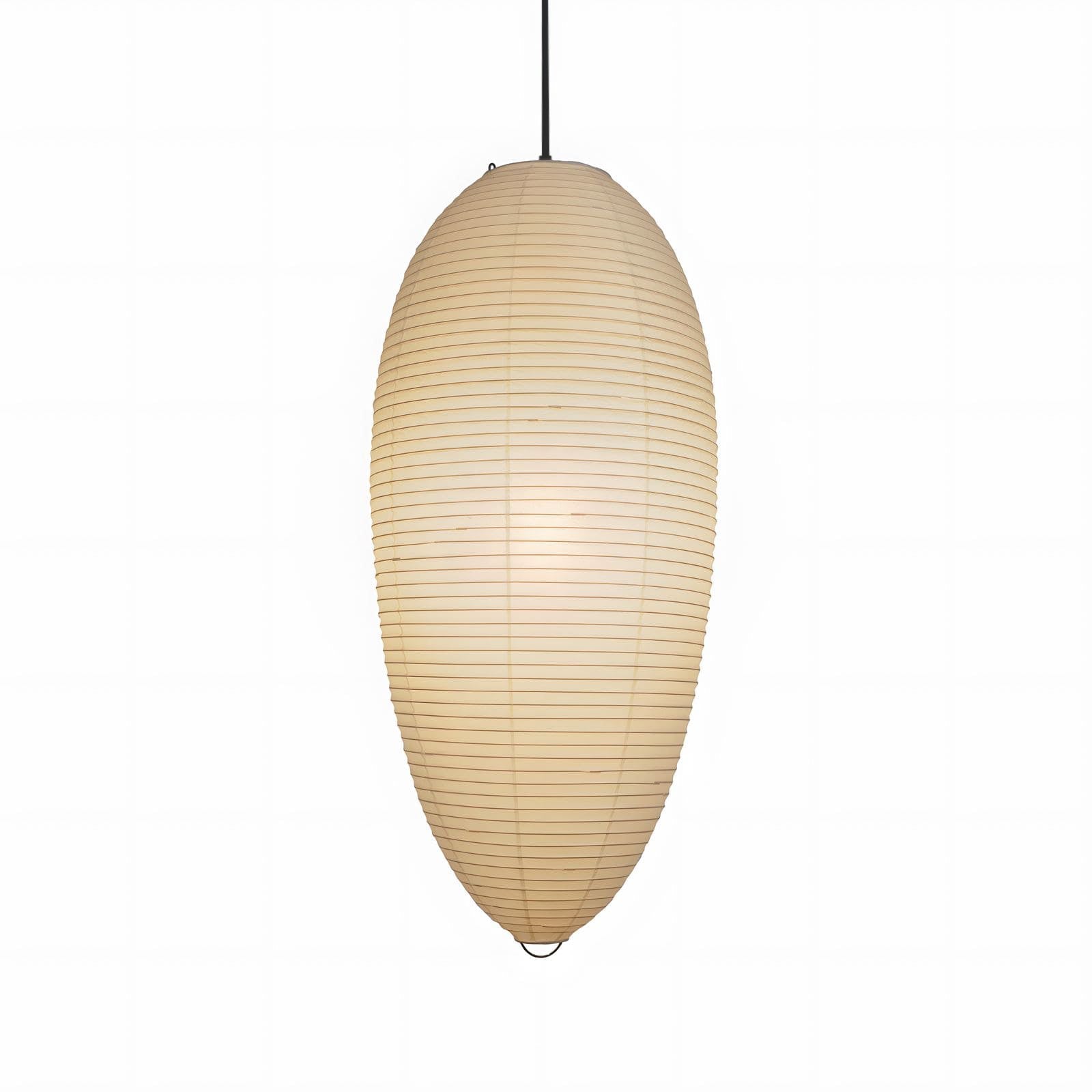 Myraean Minimalistische Pendelleuchte aus Papier und Bambus-Letslighting