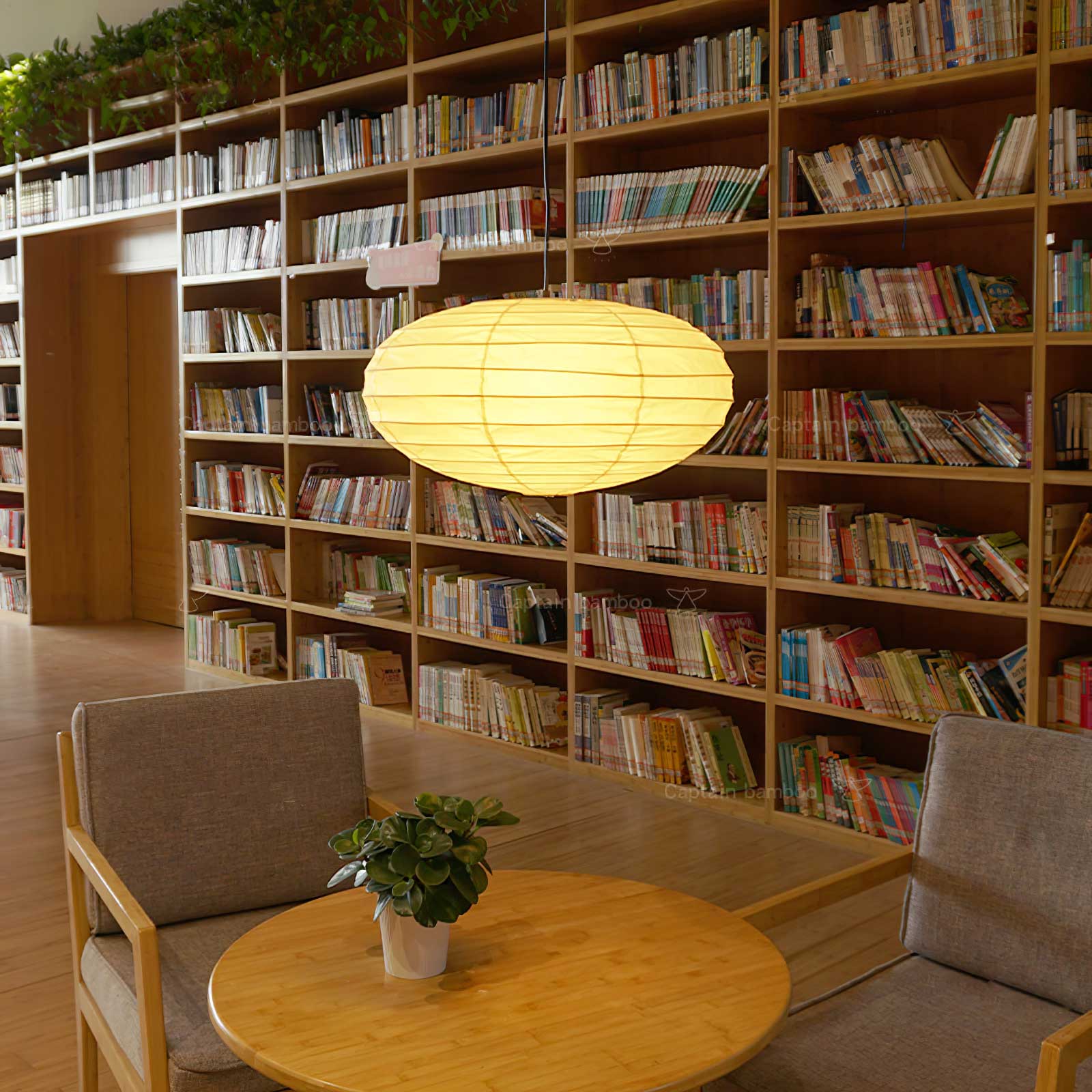 Lumaem Papier Traditionelle Pendelleuchte-Letslighting
