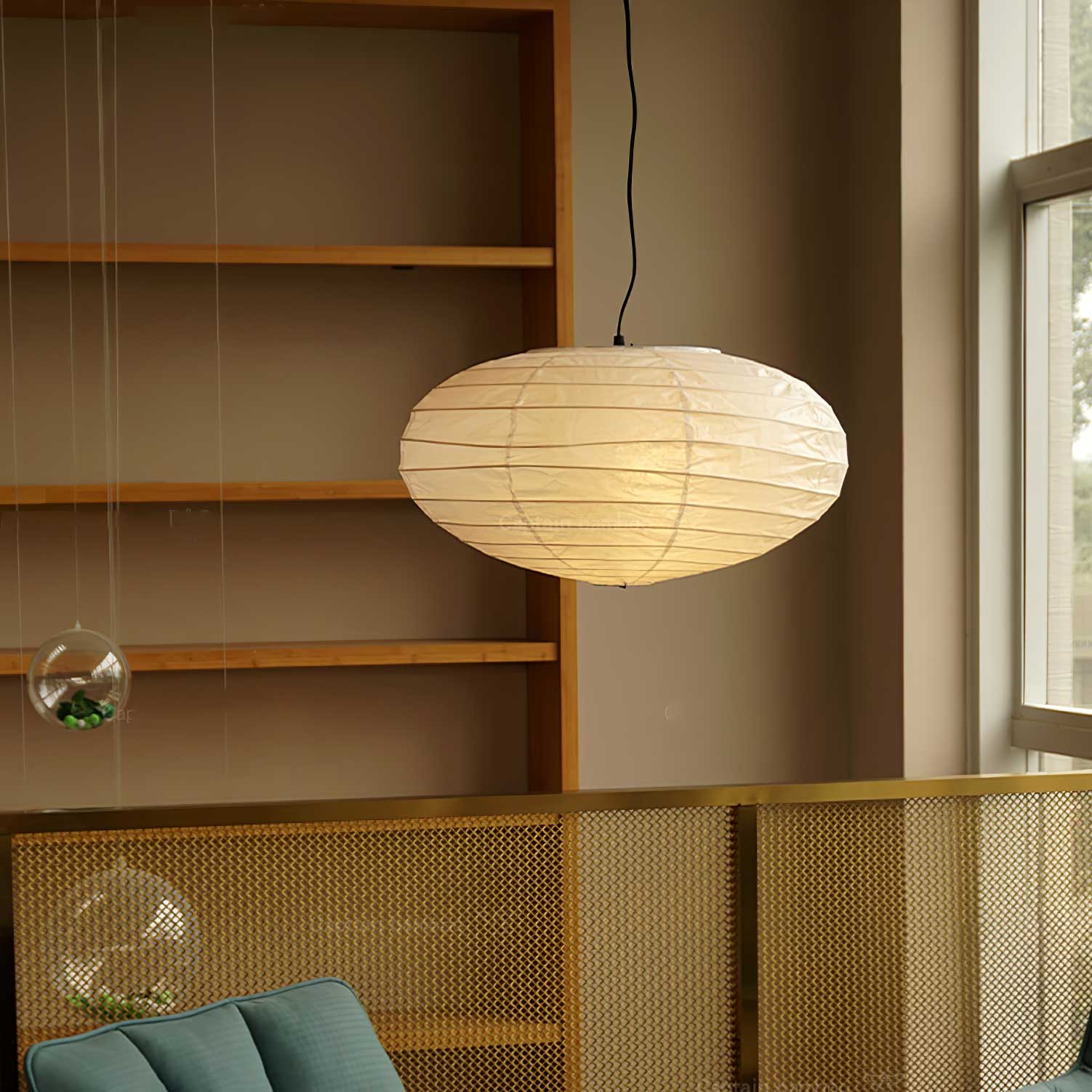 Lumaem Papier Traditionelle Pendelleuchte-Letslighting