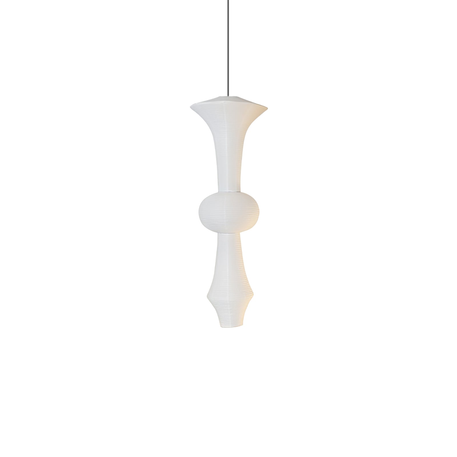 Washi Paper E Pendant Light - Blowlighting