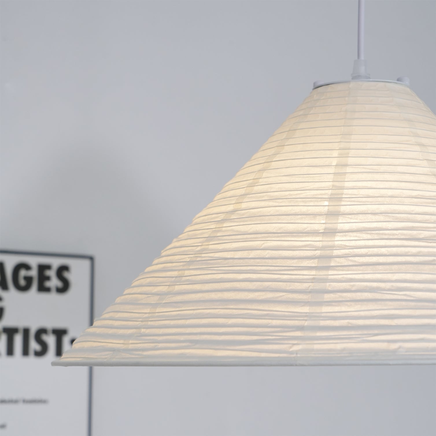 Conic Papier Pyramiden Pendelleuchte-Letslighting