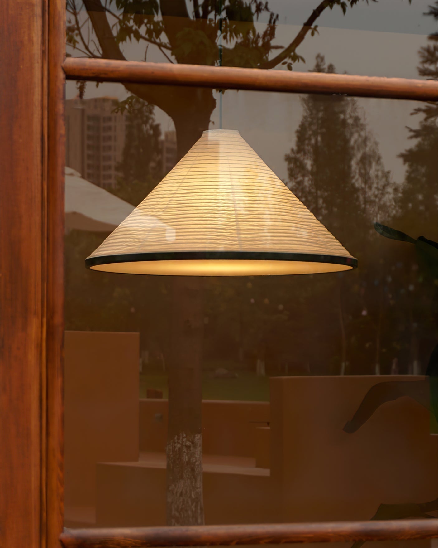 Conic Papier Pyramiden Pendelleuchte-Letslighting