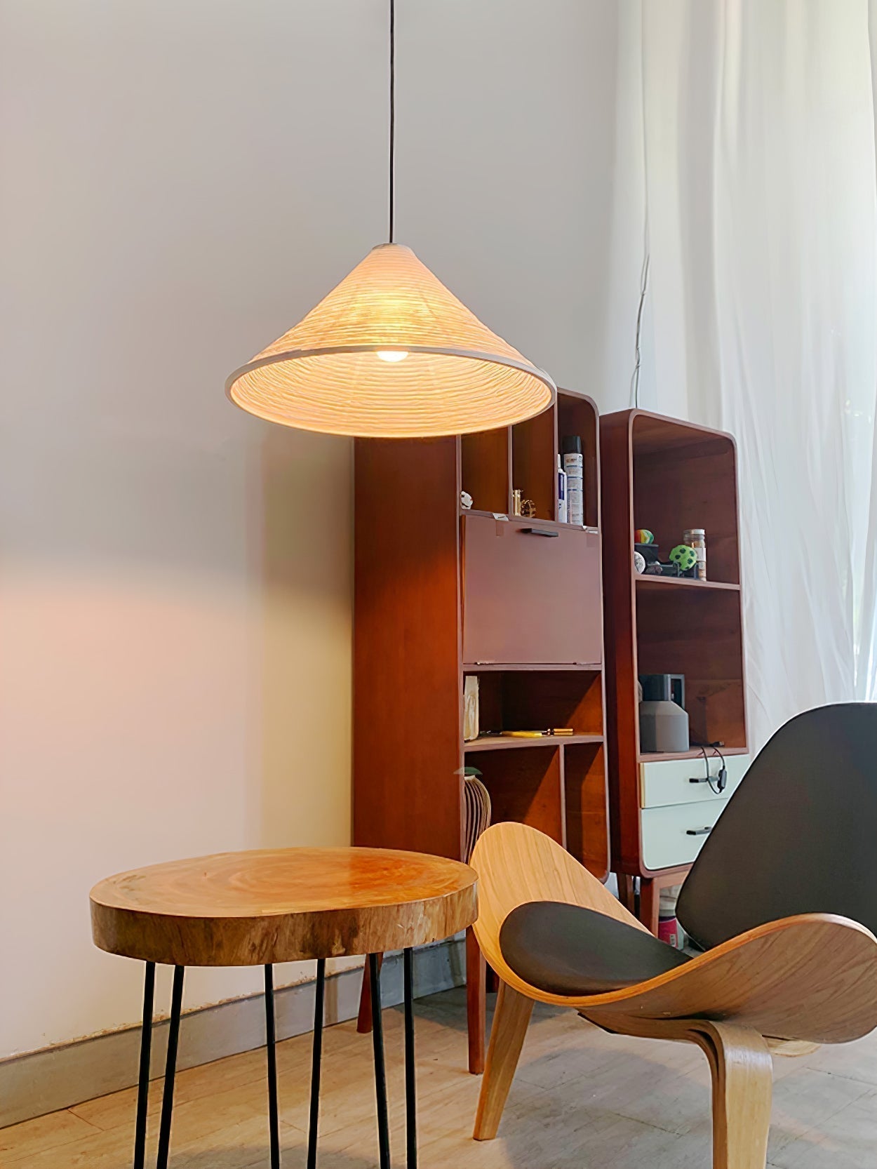 Conic Papier Pyramiden Pendelleuchte-Letslighting