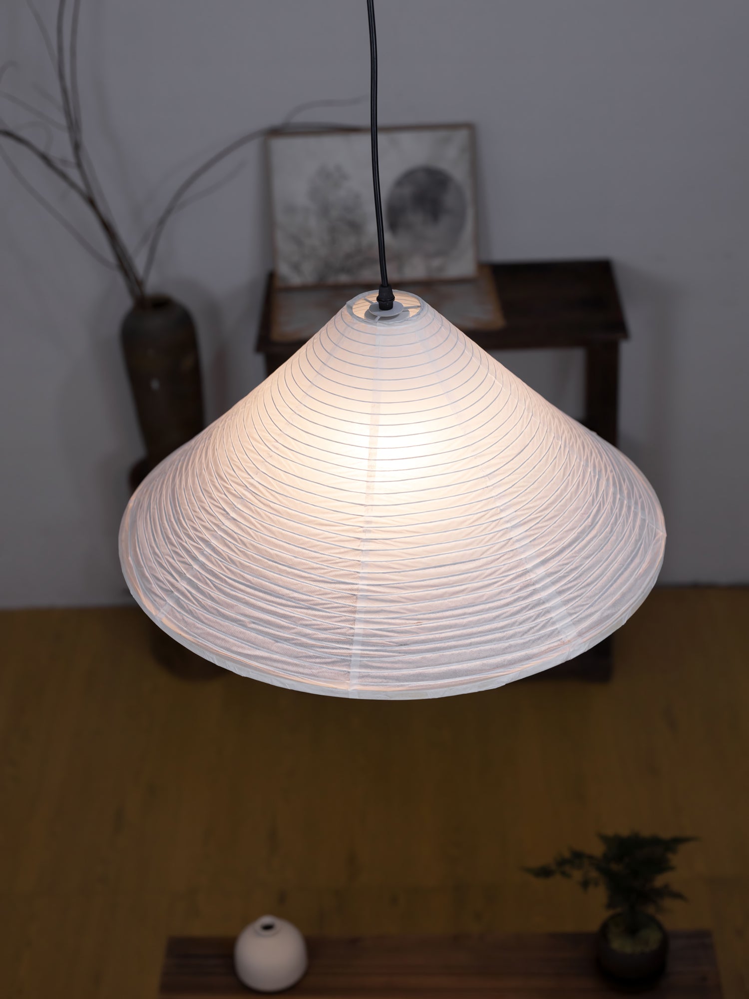 Conic Papier Pyramiden Pendelleuchte-Letslighting