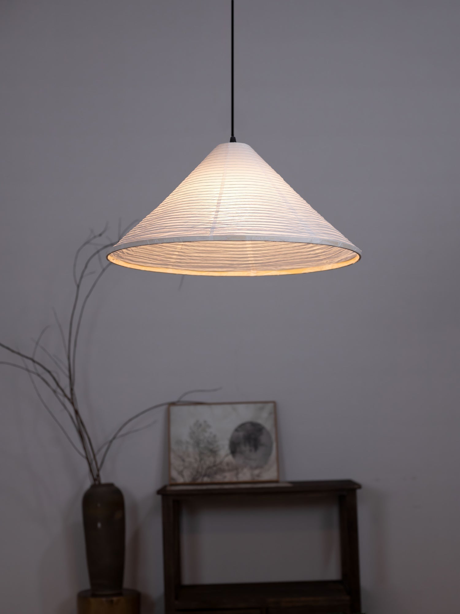 Conic Papier Pyramiden Pendelleuchte-Letslighting