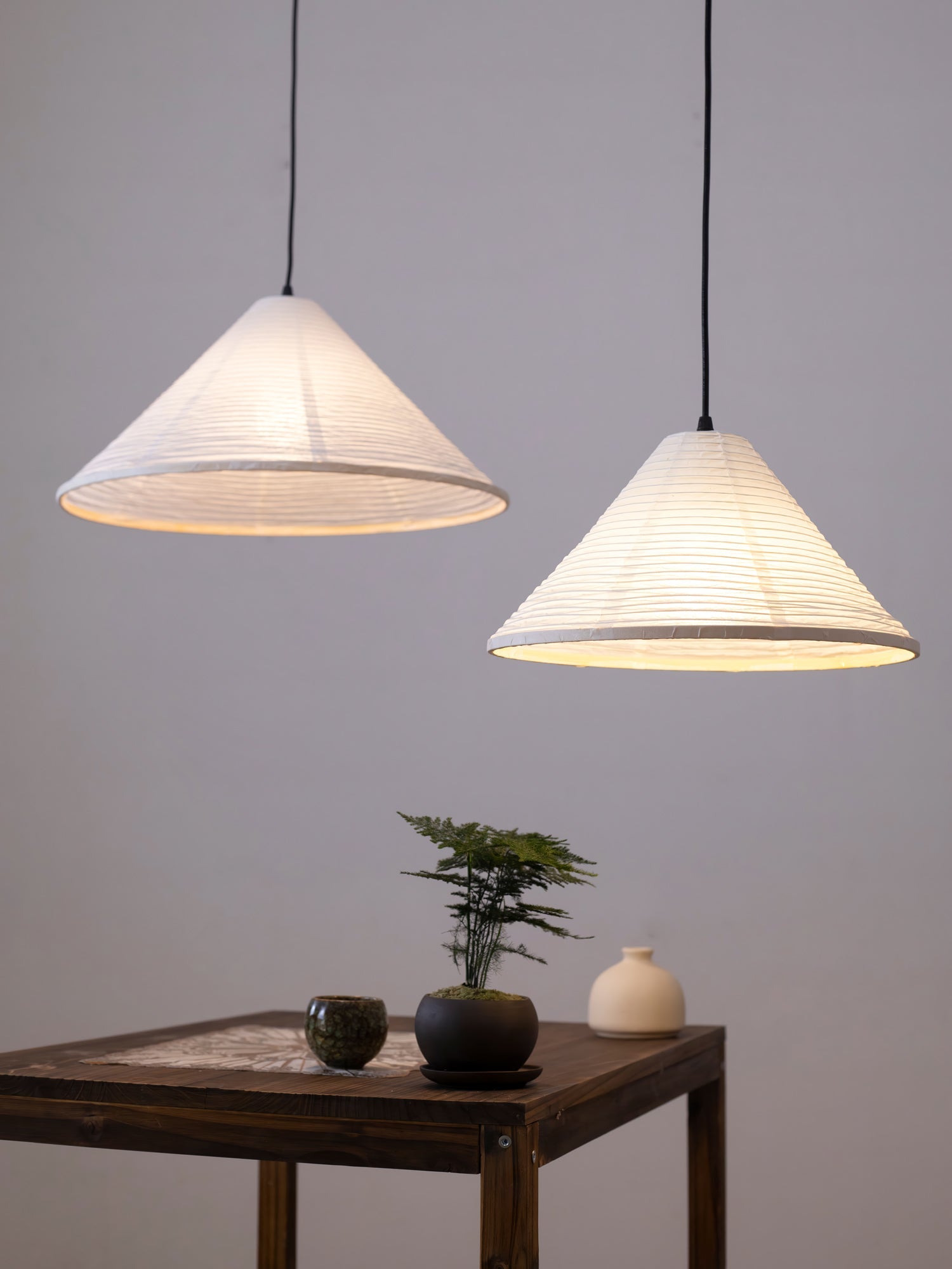 Conic Papier Pyramiden Pendelleuchte-Letslighting