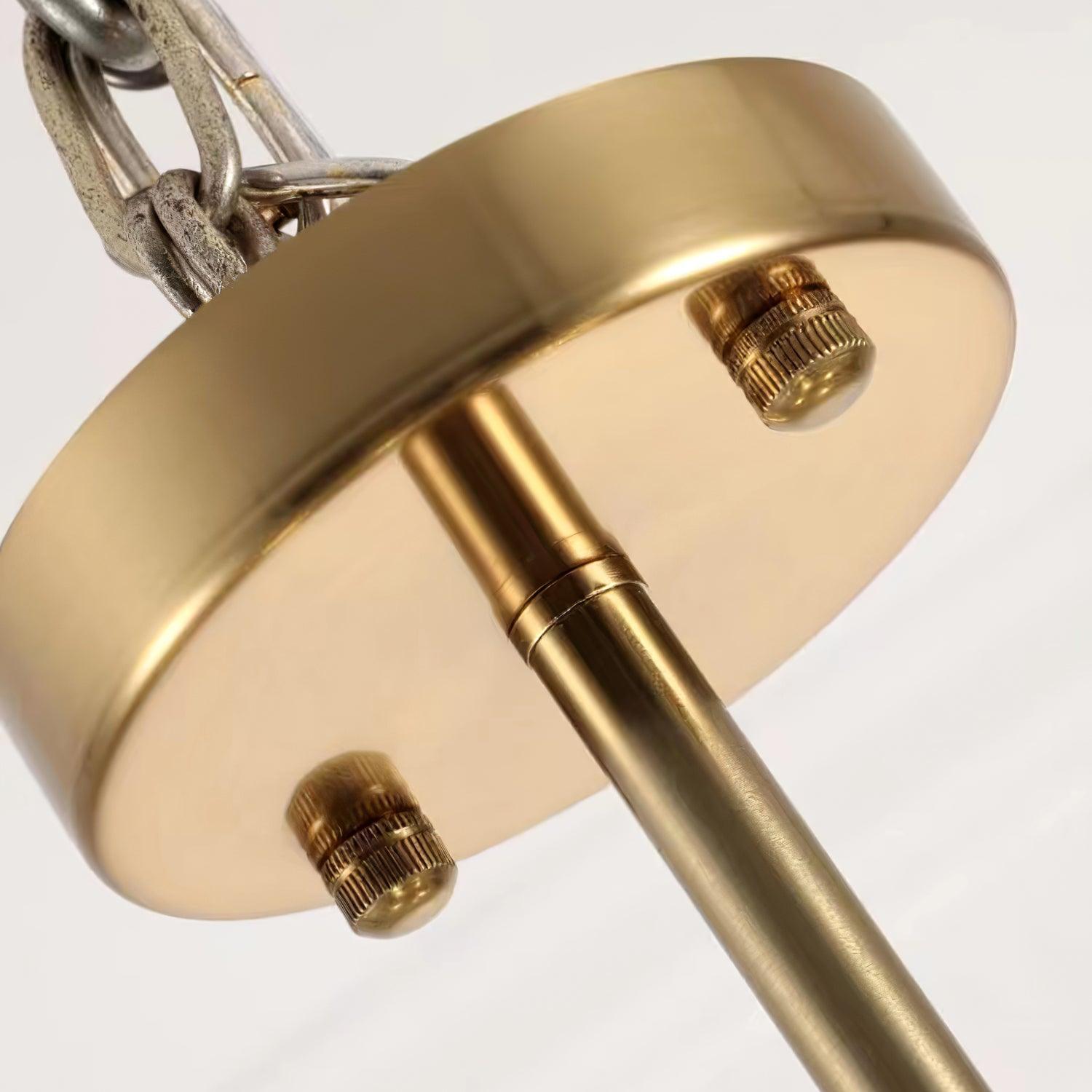 Lustra Kronleuchter Welle Perle Gold Modern-Letslighting