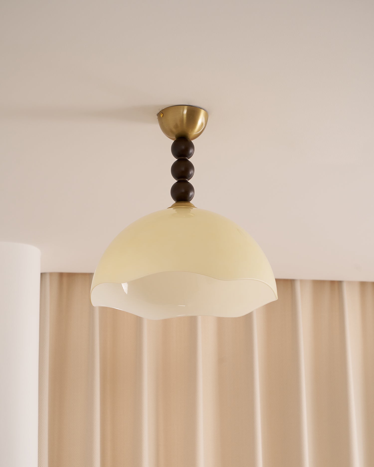 Amberis Vintage Amber Glass Ceiling Light - Letslighting