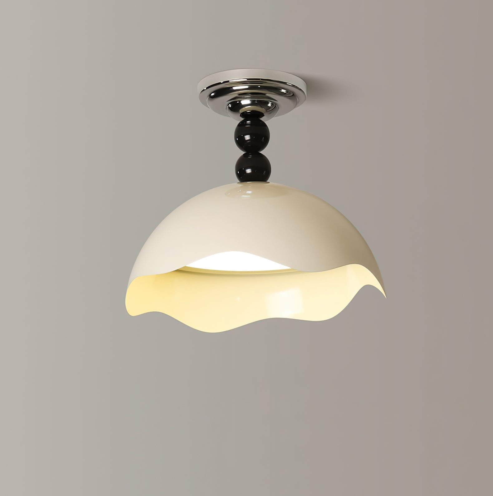 Erlorus Nordisch Kunst Welle Kamm Deckenleuchte-Letslighting