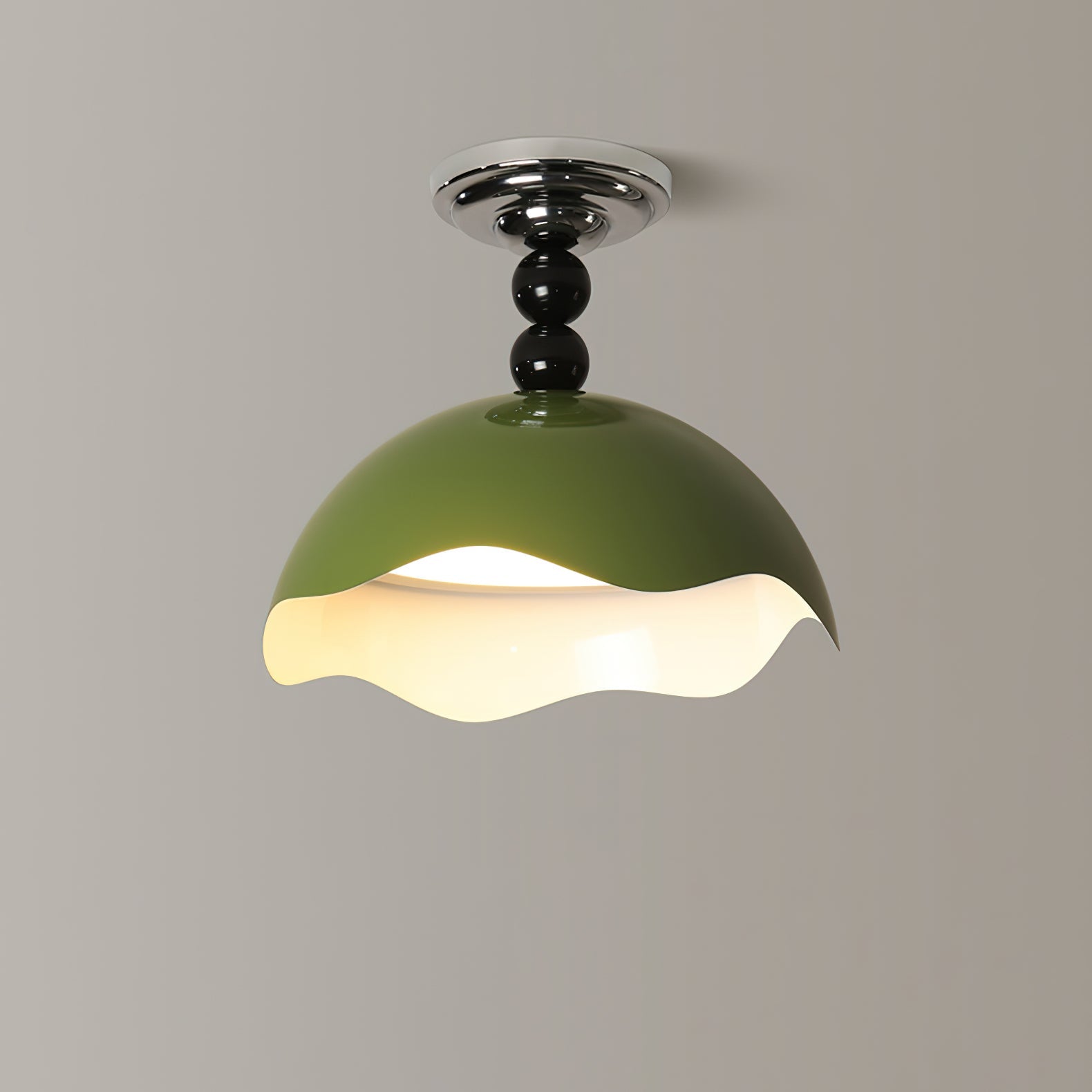 Erlorus Nordisch Kunst Welle Kamm Deckenleuchte-Letslighting