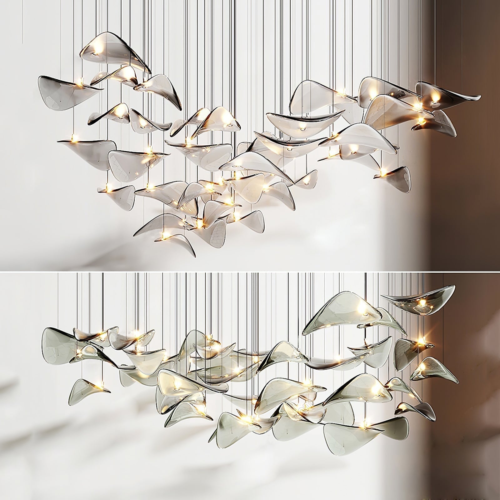 Eurrinia Butterfly Gold Pendant Light-Letslighting