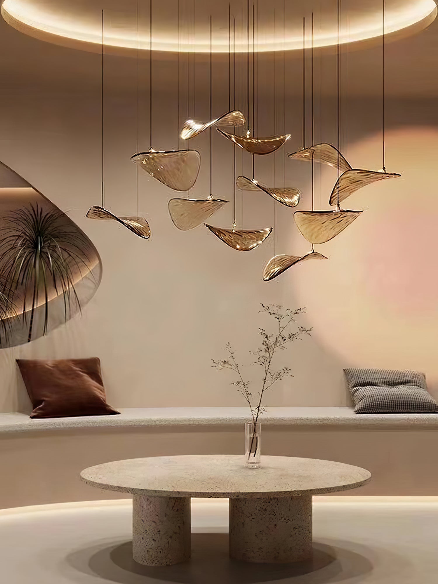 Eurrinia Butterfly Gold Pendant Light-Letslighting