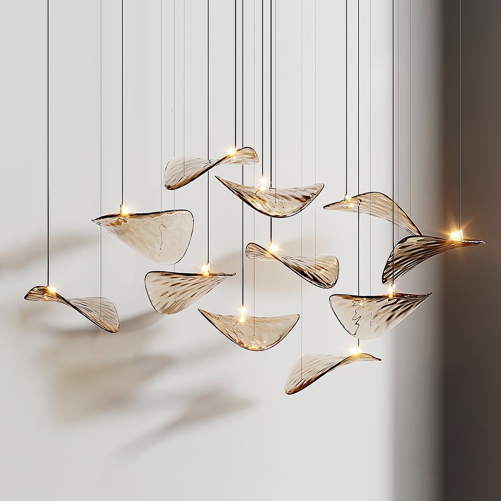 Eurrinia Butterfly Gold Pendant Light-Letslighting