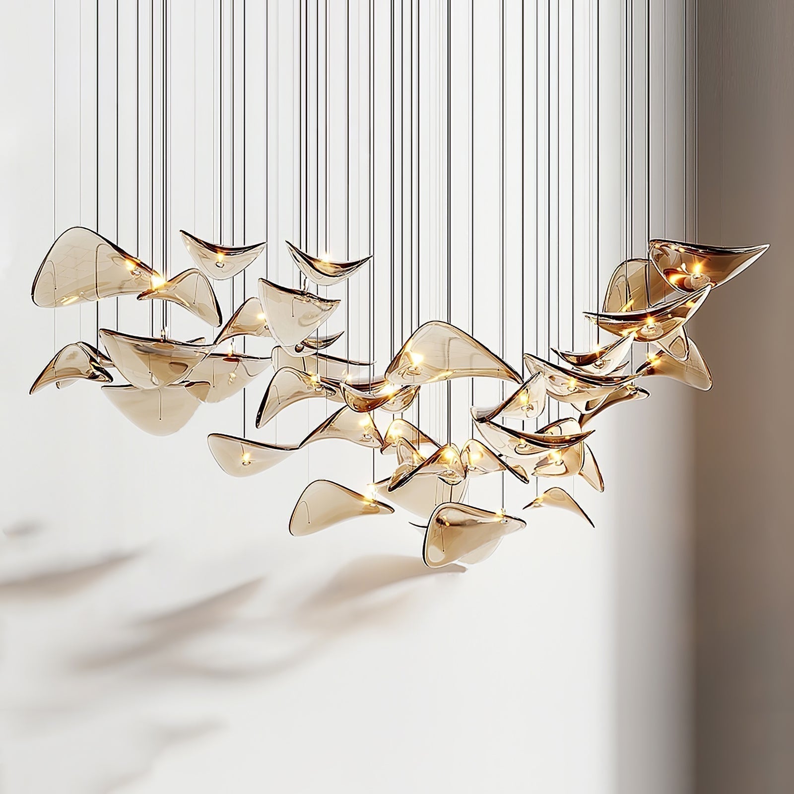 Eurrinia Butterfly Gold Pendant Light-Letslighting