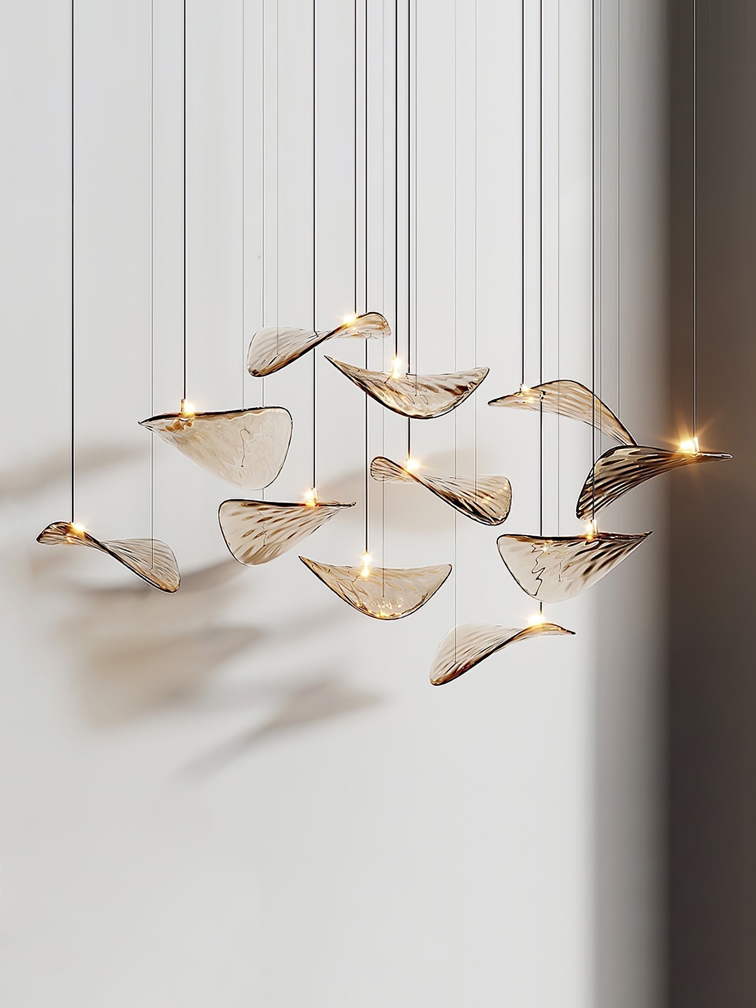 Eurrinia Butterfly Gold Pendant Light-Letslighting