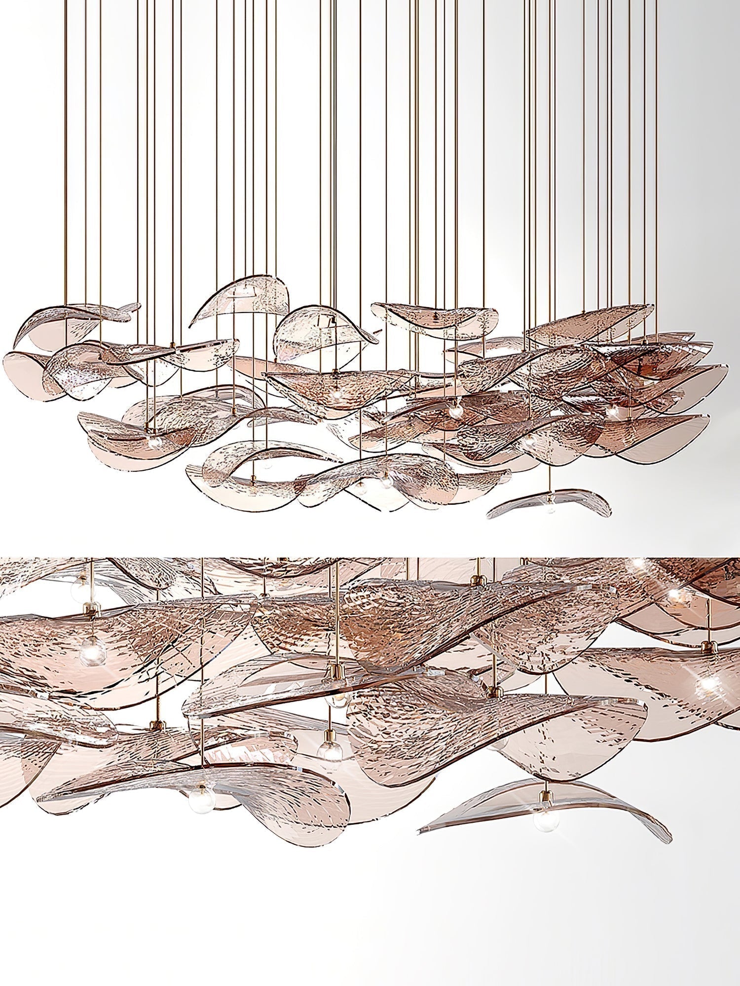 Eurrinia Butterfly Gold Pendant Light-Letslighting