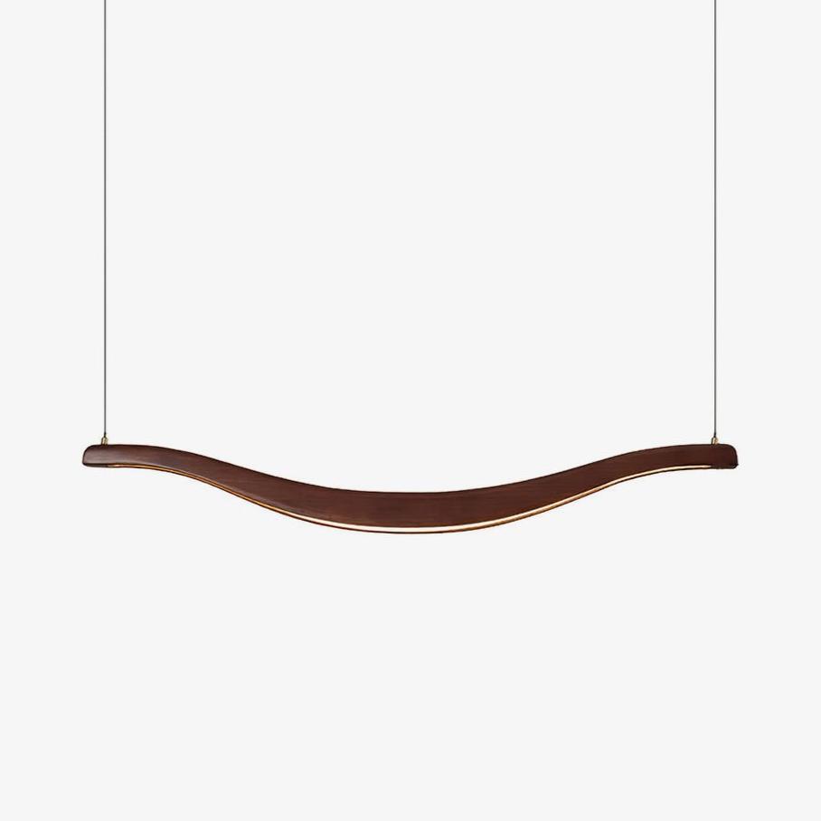 Lustra Kronleuchter Holz Wellenform Elegant-Letslighting