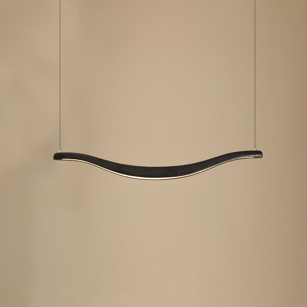 Lustra Kronleuchter Holz Wellenform Elegant-Letslighting