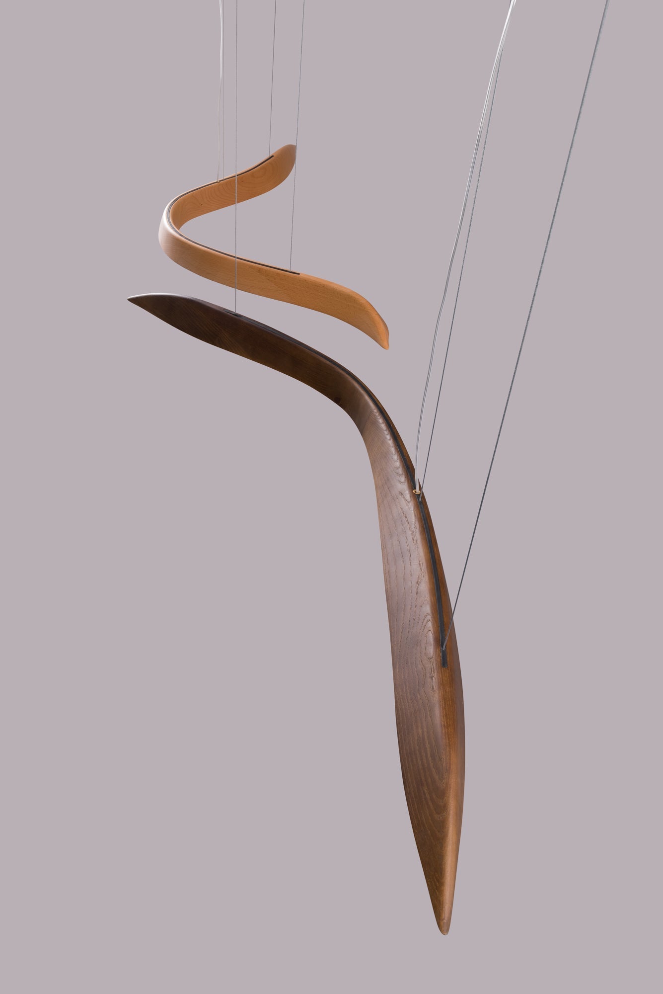 Flow Minimalistische Holz Pendelleuchte-Letslighting