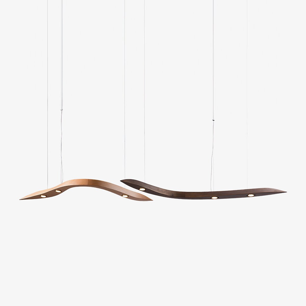 Flow Minimalistische Holz Pendelleuchte-Letslighting