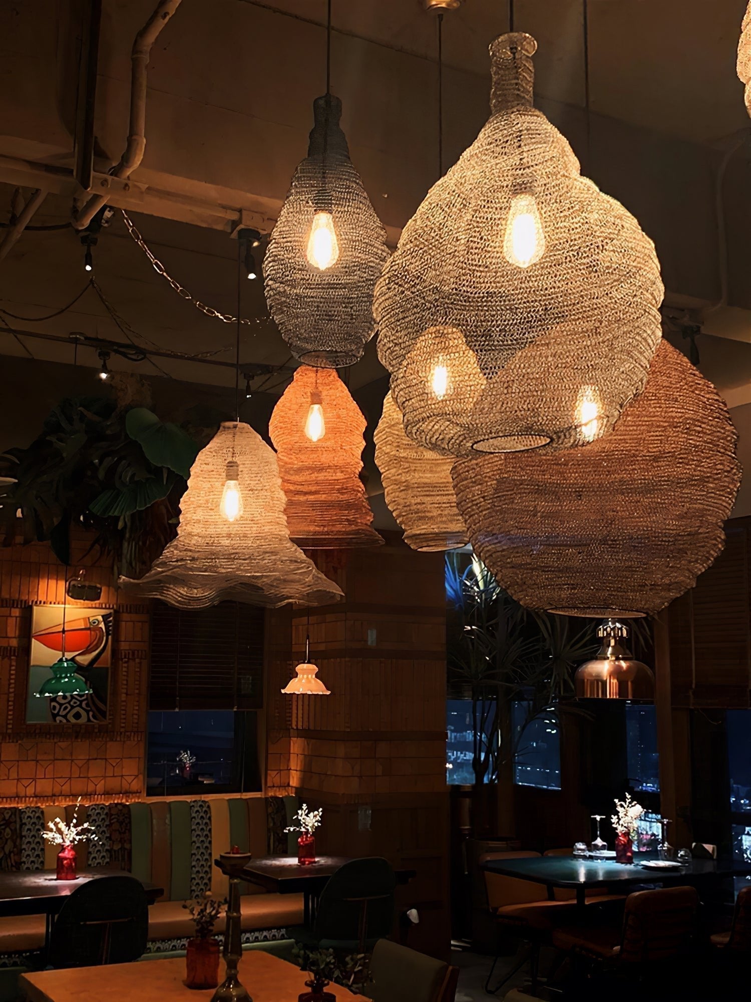 Hive Industrie-Draht Pendelleuchten-Letslighting