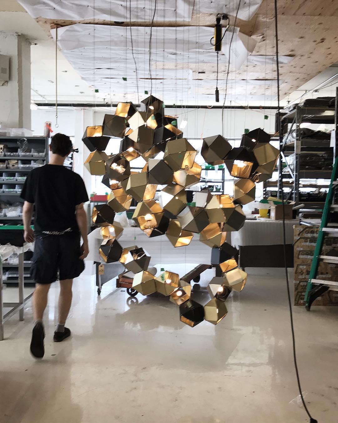 Lustra Kronleuchter Geometrisch Modern-Letslighting