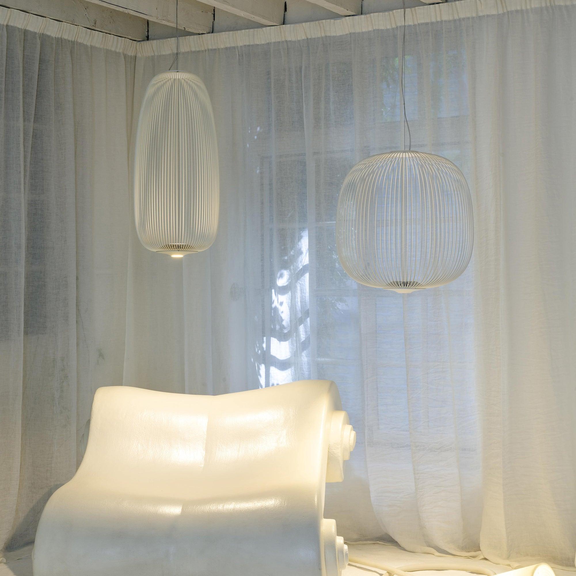 Aero Lightweight Spokes Cage Pendant Light - Letslighting