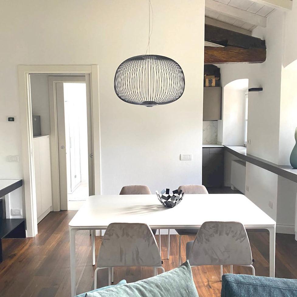 Aero Lightweight Spokes Cage Pendant Light - Letslighting