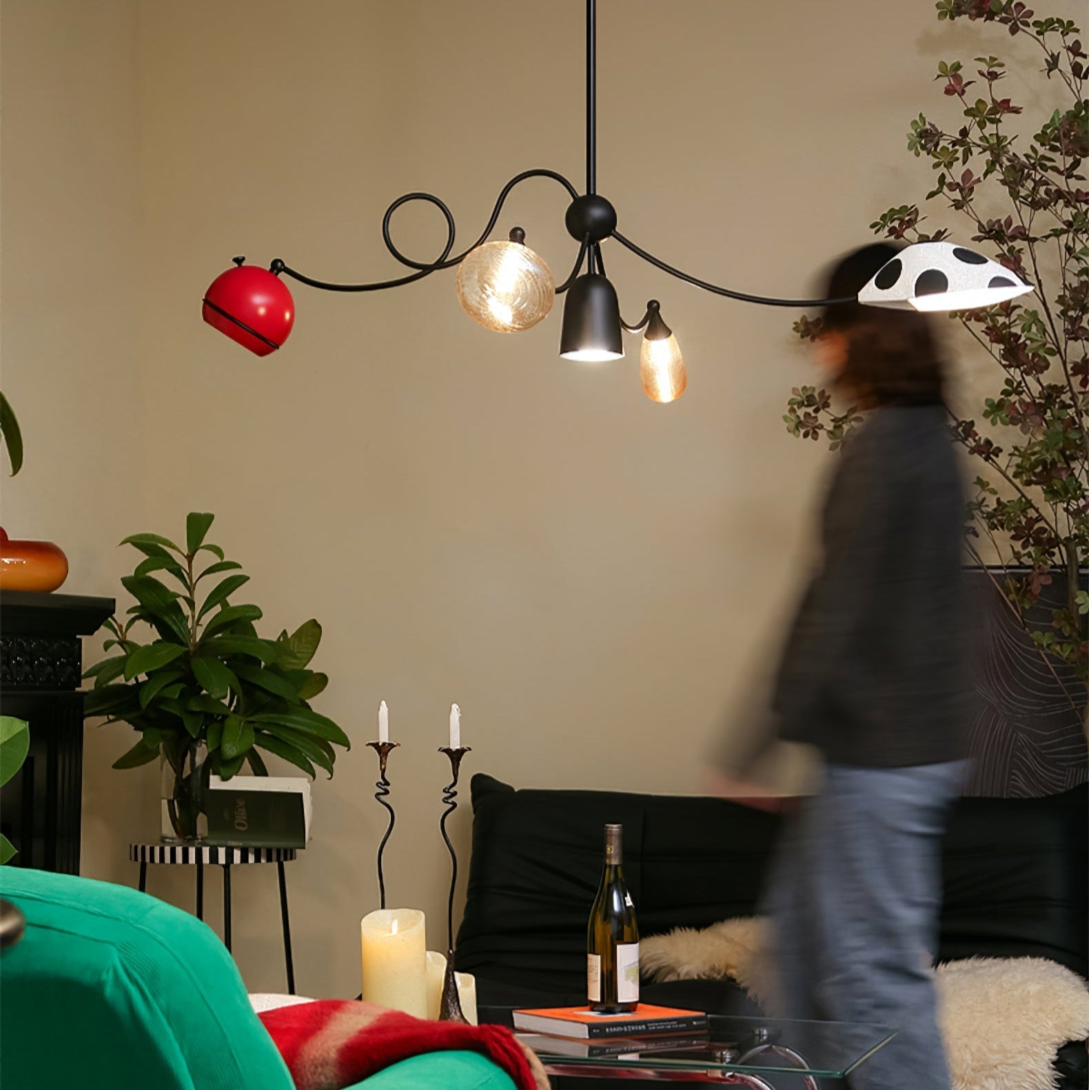 Lucy Modulare Glaspendelleuchte-Letslighting