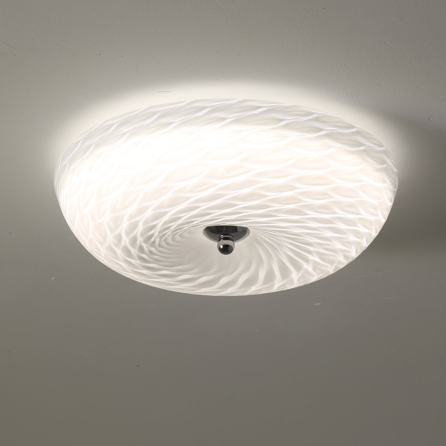 Comarion Moderne Minimalistische Kunstglas-Deckenleuchte-Letslighting