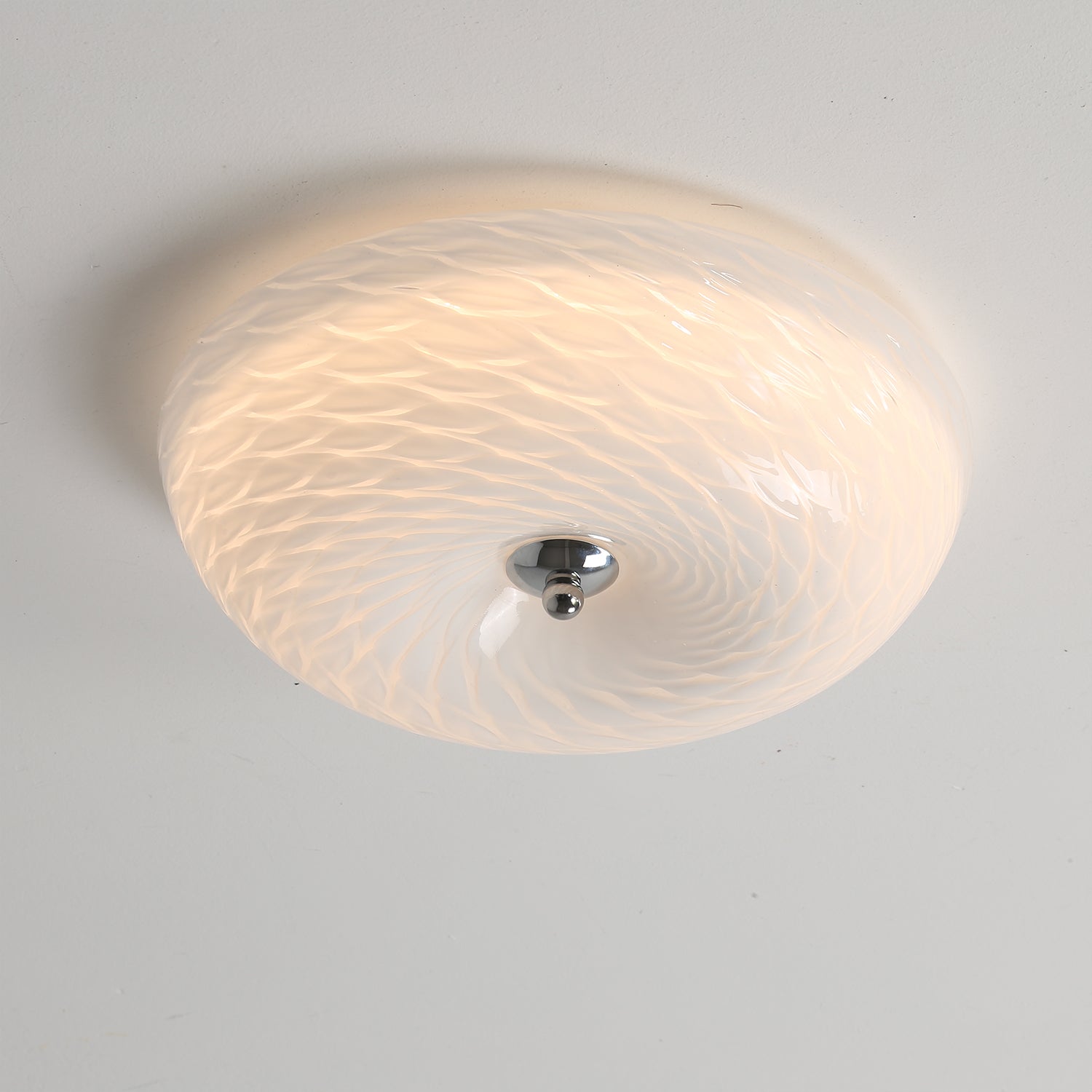 Comarion Moderne Minimalistische Kunstglas-Deckenleuchte-Letslighting