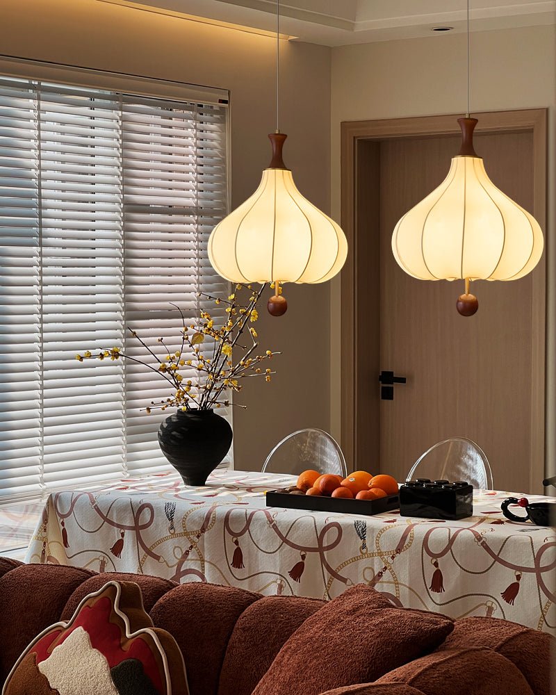 Mymira Traditionelle Eleganz Holz-Pendelleuchte-Letslighting