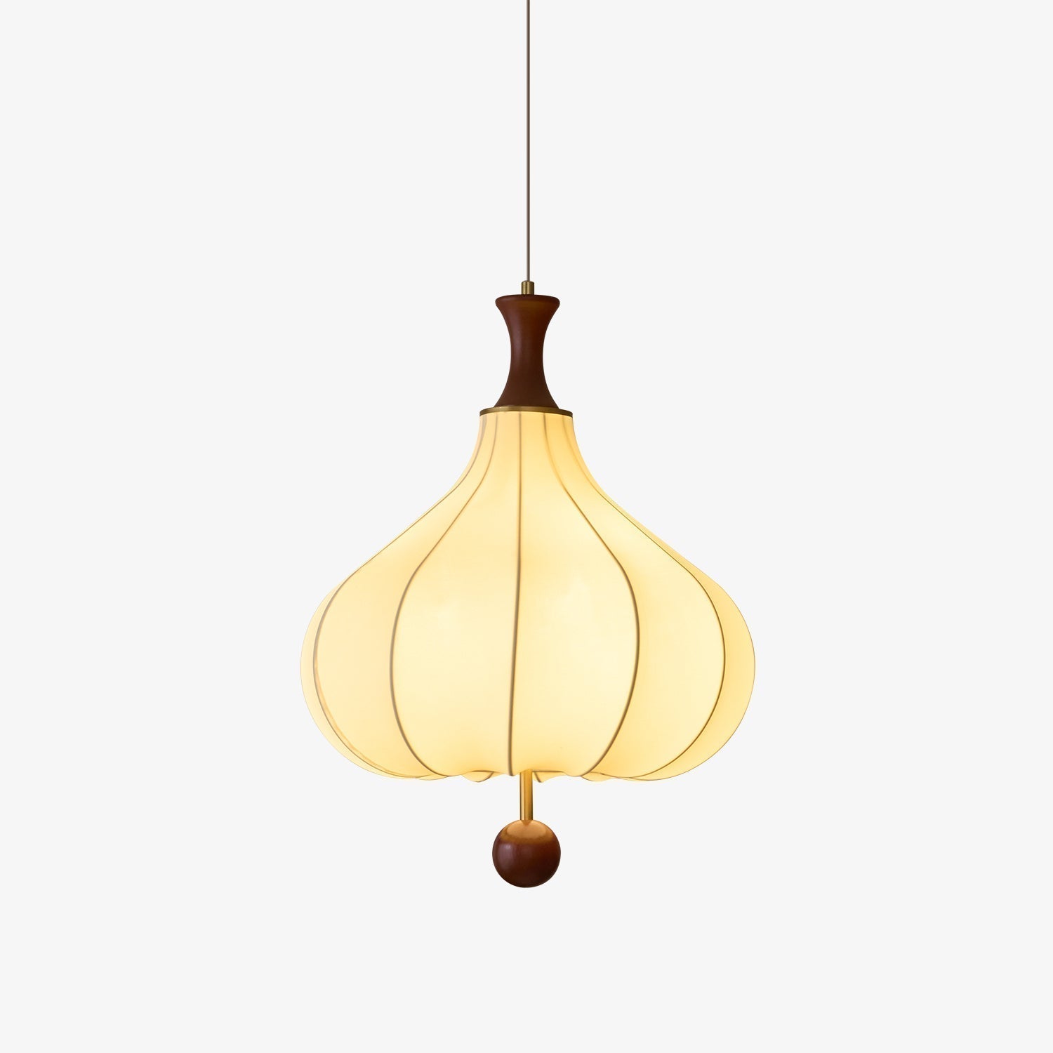 Mymira Traditionelle Eleganz Holz-Pendelleuchte-Letslighting